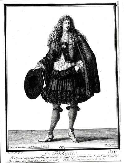 The Banker, 1678 by Nicolas Bonnart